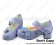 Matt Purple Bows Instep Strap Chunky Princess Lolita Shoes