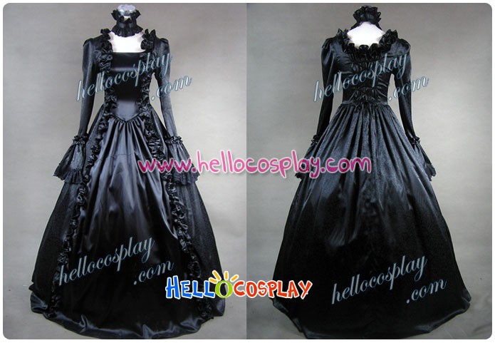 Gothic Satin Dress