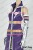 Fairy Tail Cosplay Titania Erza Scarlet Costume Purple Combat Uniform