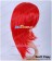 Bright Red Cosplay Wavy Wig