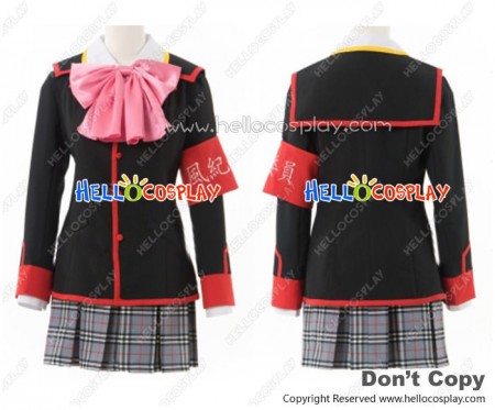 Little Busters Cosplay Rin Natsume School Girl Uniform Costume