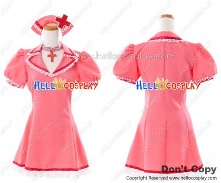 Vocaloid 2 Cosplay Meiko Dress Costume Love Ward Nurse Outfit