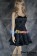 Party Cosplay Black Princess Short Ball Gown Formal Dress Costume