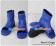 Naruto Cosplay Konoha Binja Blue Short Boots