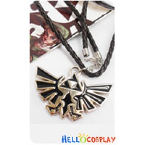 The Legend Of Zelda Cosplay Iceman Necklace Leather Rope Silver