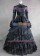 Victorian Lolita Steampunk Corset Gothic Lolita Dress Black