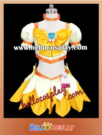 HeartCatch PreCure Cosplay Cure Sunshine Dress