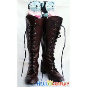 Hellocosplay Classical Brown Long Boots