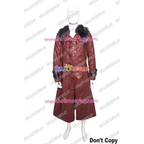 Kamen Rider Heart Cosplay Costume Red Leather Coat