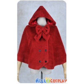 Vocaloid 2 Cosplay Gumi Little Red Riding Hood Costume Cloak