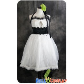 Vocaloid 2 Cosplay Megpoid Gumi White Dress Costume