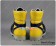 Kingdom Hearts 2 Cosplay Shoes Sora Black Yellow Shoes