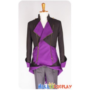 Assassin's Creed III Cosplay Costume Connor Black Purple Jacket