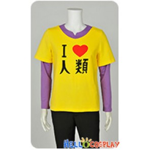 No Game No Life NGNL Noge Nora Cosplay Brother Sora Human T Shirt Costume