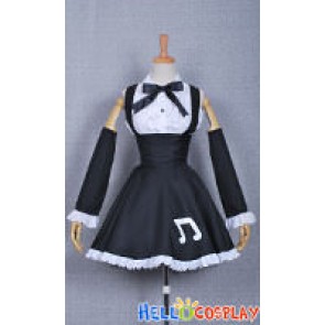 Vocaloid 2 Cosplay Project Diva Outfit Hatsune Miku Black Dress