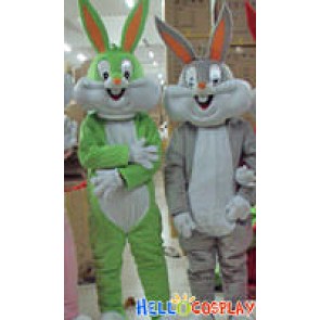 Cartoon Rabbit Bugs Bunny Mascot Costume Adult Mascots