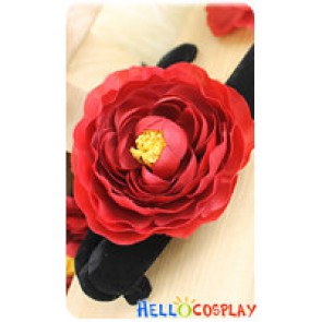 Otome Yōkai Zakuro Cosplay Accessories Camellia Headdress