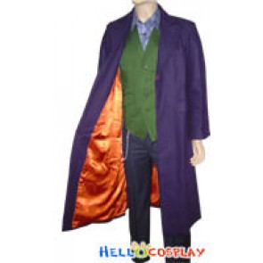 Purple Trench Coat Halloween Cosplay Costume