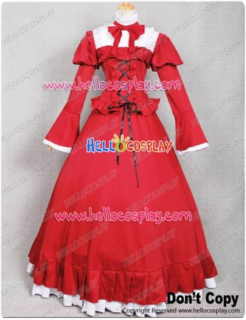 Pandora Hearts Cosplay Costume Alice Red Dress