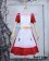 Alice Madness Returns Cosplay Alice Costume Red White Dress