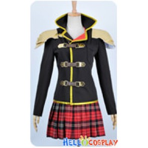 Final Fantasy Type 0 Cosplay Whip Wielder Seven Sebun Costume