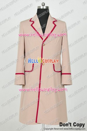 Doctor The 5th Doctor Fifth Dr Peter Davison Cosplay Costume Trench Coat