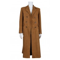 Doctor Cosplay Dr Brown Trench Coat Costume New Version