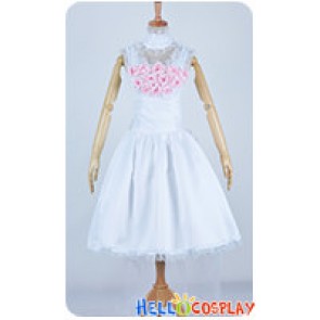 Chobits Cosplay Clamp Chii Elda Pure Wedding Dress Costume