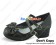 Brown Ruffle Instep Straps Chunky Princess Lolita Shoes