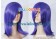 Purple Blue 45cm Cosplay Straight Wig