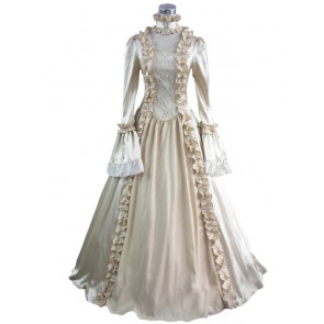 Victorian Lolita Georgian Reenactment Gothic Lolita Dress Beige