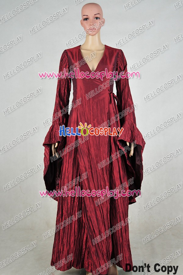 LE ROUGE FEMME LADY Melisandre d'Asshaï Cosplay costume Robe Game of Thrones LE ROUGE FEMME LADY Melisandre d'Asshaï Cosplay costume Robe Game of Thrones