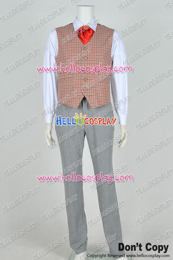Who IS Doctor The 4th Fourth Dr Tom Baker Daily Uniform Cosplay Costume Full Set