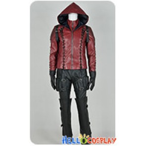 Green Arrow Season 3 Red Arrow Roy Harper Cosplay Costume Uniform