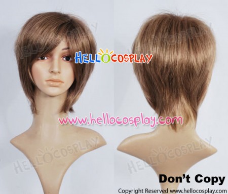 Golden Brown Short Cosplay Wig 002