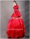 Vocaloid Meiko Cosplay Costume Red Dress Gown