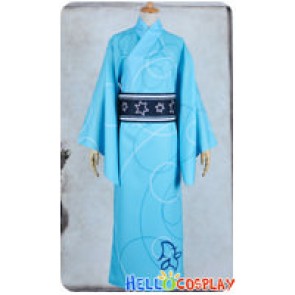 Vocaloid 2 Cosplay Project DIVA F Kaito Costume Kimono Bathrobe