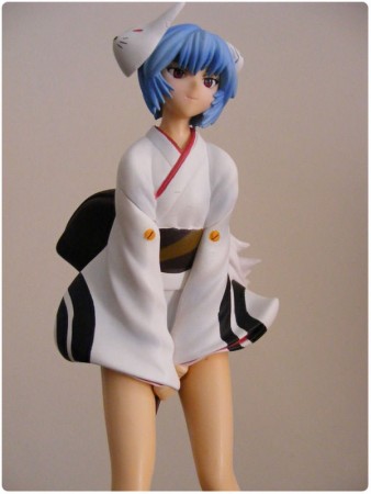 Rei Ayanami Cosplay Kimono Matsuri Yukata Version