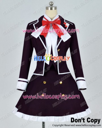 Diabolik Lovers Cosplay Yui Komori Purple Uniform Costume