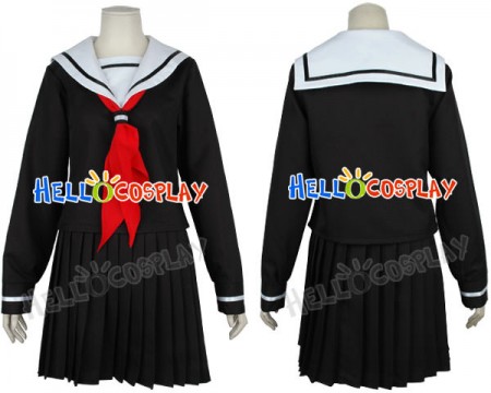 Hell Girl Ai Enma Cosplay Costume School Uniform