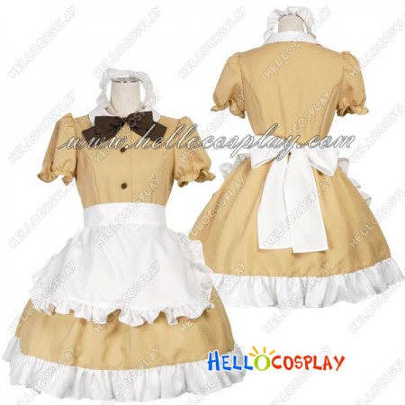 Milky Coffee Maid Dress