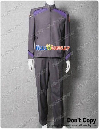 Stargate Atlantis Rodney McKay Uniform Costume Purple Version