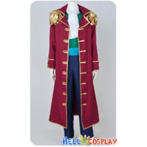 One Piece Cosplay Gol D Roger Pirate Uniform Costume