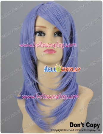 Blue Purple Cosplay Wavy Wig