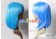 Blue 45cm Cosplay Straight Wig