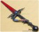 Final Fantasy 7 Cosplay Genesis Rhapsodos Red Sword Prop