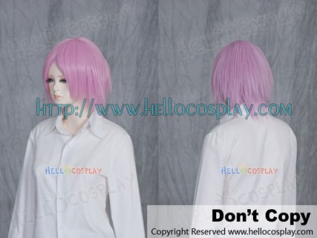 Pink Purple Short Cosplay Wig