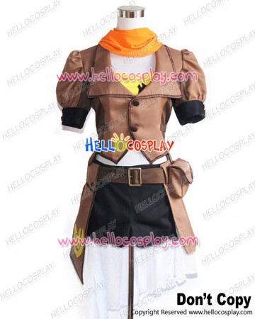 RWBY Cosplay Yellow Trailer Yang Xiao Long Uniform Costume New