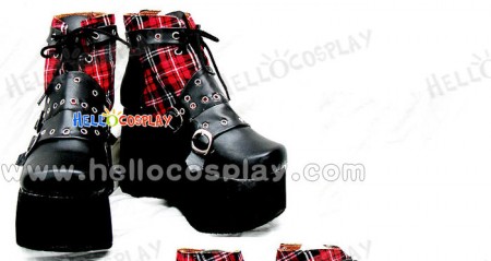 Hellocosplay Classical Punk Short Boots