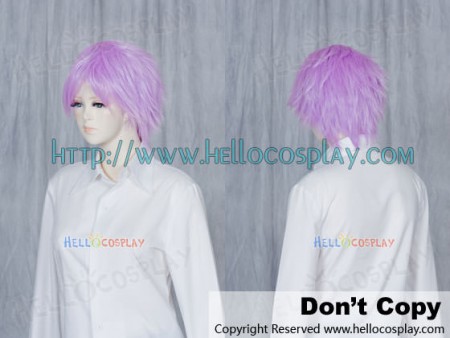 Pink Purple Cosplay Short Layer Wig